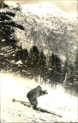 Nose Dive Trail Stowe, VT Postcard Postcard