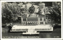 Ca'D'Zan - Ringling Residence, Ca 'D' Zan - Ringling Residence Sarasota, FL Postcard Postcard