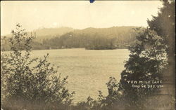 Ten Mile Lake Scenic, OR Postcard Postcard