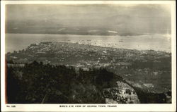 Bird's Eye View Of George Town Postcard