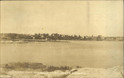 Village From The South Point Round Pond, ME Postcard Postcard