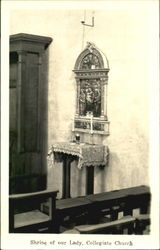 Shrine Of Our Lady Collegiate Church Postcard