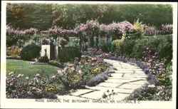 Rose Garden, The Butchart Gardens Postcard