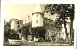 The Monor House Of The Seigniory Club P.Q. Canada Quebec Postcard Postcard