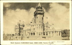 Casa Loma Toronio, ON Canada Ontario Postcard Postcard