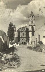 Calle De Pape Llano Mexico Postcard Postcard