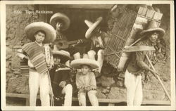 Tipos Mexixanos, Hugo Brehme Mexico Postcard Postcard