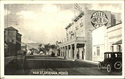 Main St Ensenada, Mexico Postcard Postcard