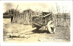 Old farm cart Postcard