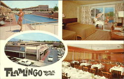 Flamingo Motor Hotel, 1300 No. Stone (US 80, 89, State 84, 93) Tucson, AZ Postcard Postcard