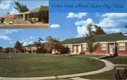 Cedar Crest Motel, U.S. 91-South End of Town Cedar City, UT Postcard Postcard