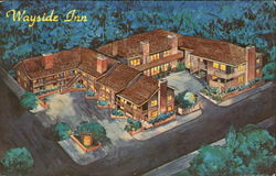 Wayside Inn, One Block South of Ocean Ave Carmel-by-the-Sea, CA Postcard Postcard