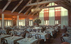 Main Dining Room - Coonamessett Inn Postcard