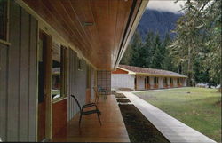 New Motel At Lake Crescent Lodge Postcard