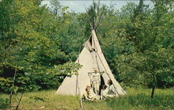 Teepee At Sessions Woods Postcard