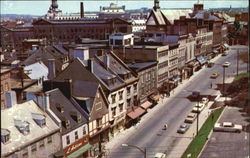 Rue De La Fabrique Street St-Roch, QC Canada Quebec Postcard Postcard