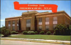 Gillespie County Court House Fredericksburg, TX Postcard Postcard