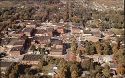 City Square From The Air Angola, IN Postcard Postcard