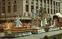 Beautiful Aquatennial Parade Minneapolis, MN Postcard Postcard