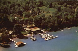 Harrington Marine And Resort, Camp Daggett Road West Arm Walloon Lake Postcard