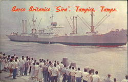 Barco Britanico Sira Postcard