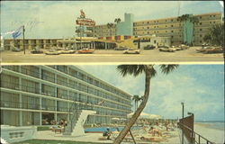 Voyager Beach Motel Daytona Beach, FL Postcard Postcard