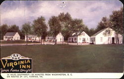 Virginia Inn, Routes 29 - 211 Fairfax, VA Postcard Postcard