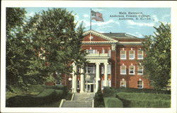 Main Entrance, Anderson Female College South Carolina Postcard Postcard