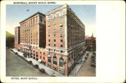 Hotel Mont Royal Postcard