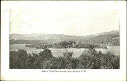 Pike's Point, Newfound Lake Bristol, NH Postcard Postcard