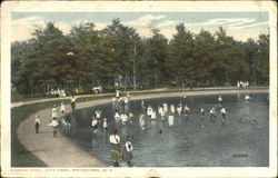 Wading Pool, City Park Postcard