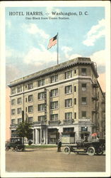 Hotel Harris, One Block from Union Station Postcard