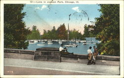 Lake In Jackson Park Chicago, IL Postcard Postcard