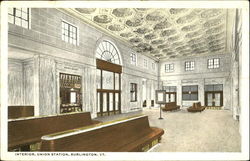 Interior Union Station Postcard