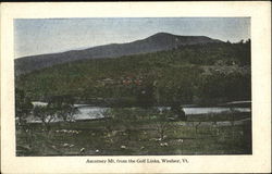 Ascutney Mt. From The Golf Links Windsor, VT Postcard Postcard