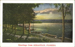 Greeting From Sebastian Florida Postcard Postcard