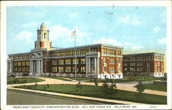 Maryland Casualty Administration Bldg.,, 40th and Cedar Ave Baltimore, MD Postcard Postcard