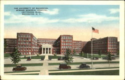 The University Of Rochester Strong Memorial Hospital, Crittenden Blvd New York Postcard Postcard