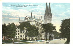 Marquette University And Gesu Church Postcard