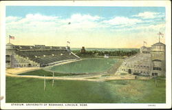 Stadium, University of Nebraska Lincoln, NE Postcard Postcard