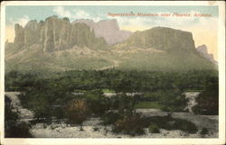 Superstition Mountain Phoenix, AZ Postcard Postcard