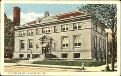 City Free Library Postcard