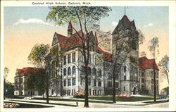 The Central High School Postcard