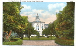 Ursline College Grounds Postcard