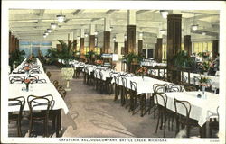 Cafeteria Kellogg Company Postcard