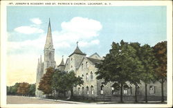 St. Joseph's Academy And St. Patrick's Church Postcard