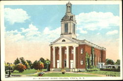 Masonic Home Chapel Utica, NY Postcard Postcard