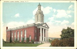 Masonic Home Chapel Postcard