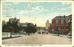 Looking Down 1St Avenue Postcard