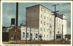 Dodge City Mill & Elevator Co Postcard